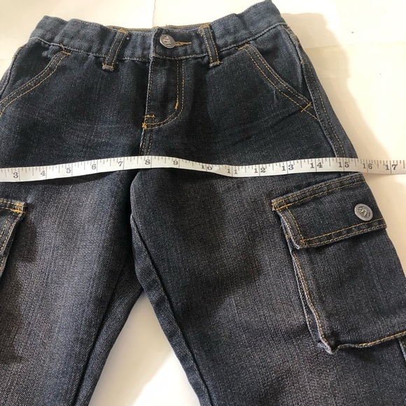 M.Gordon Boys Cargo Vintage Look Relaxed Denim Jeans Size 6 - Picture 9 of 12